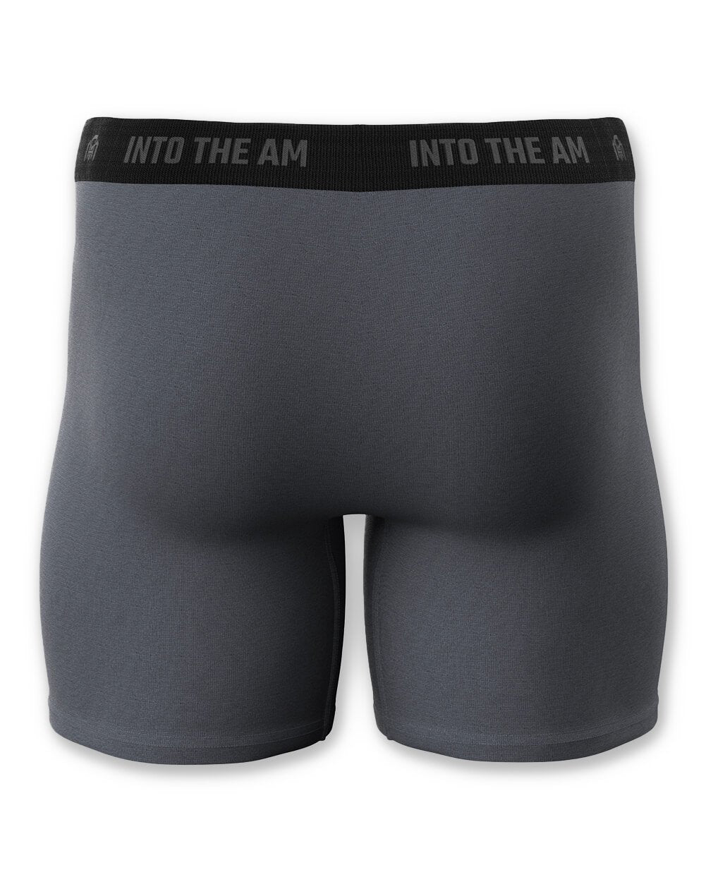 Everyday Boxer Briefs - 5"-Charcoal-Regular-Back Mock