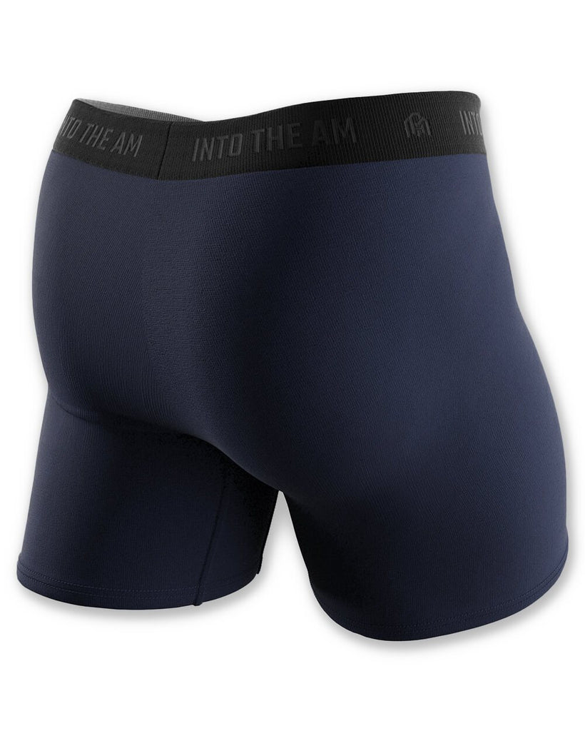 Everyday Boxer Briefs - 5"-Navy-Side Mock