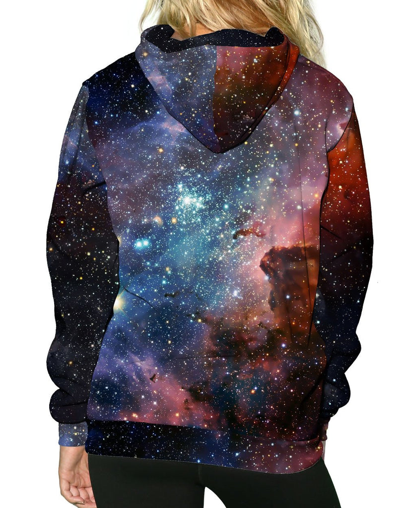 Milky Way Pullover Hoodie-All Over Print-Back 2