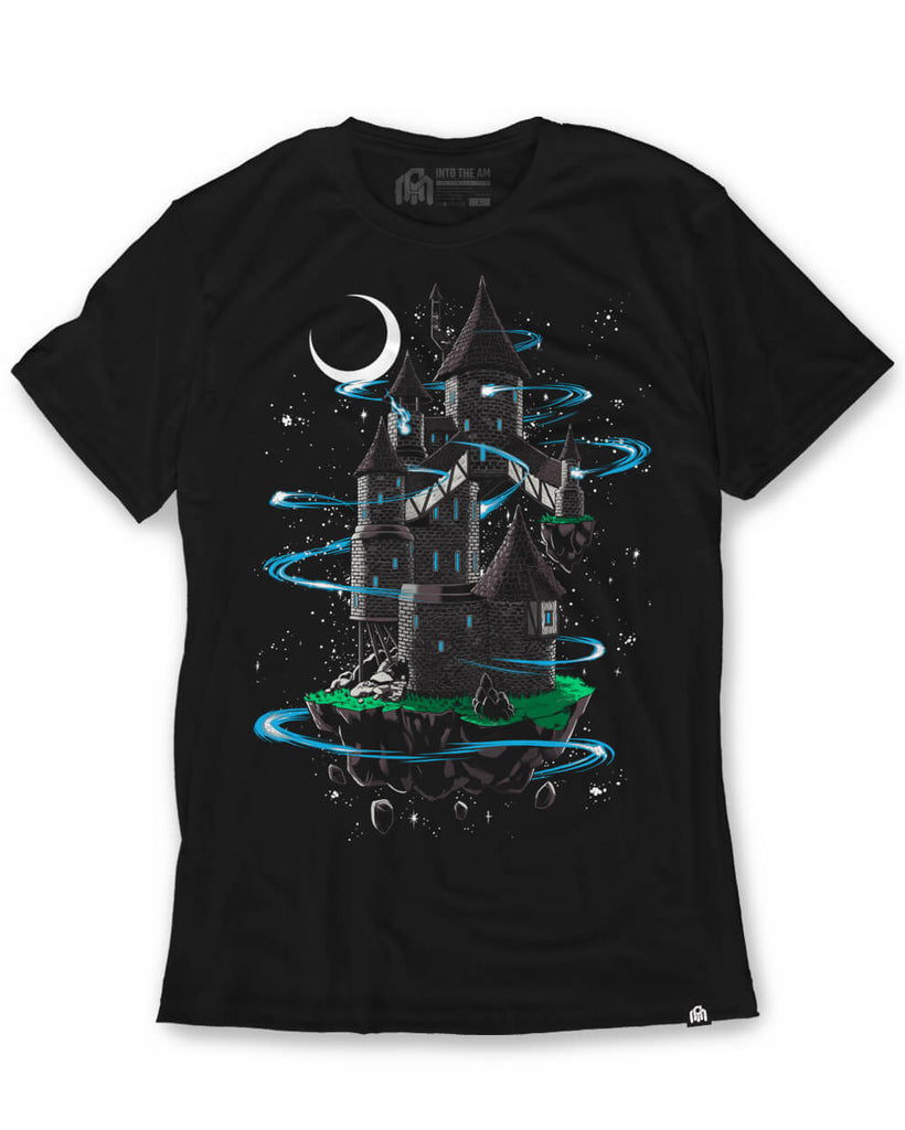 Mystic Fortress Tee-Black-Front