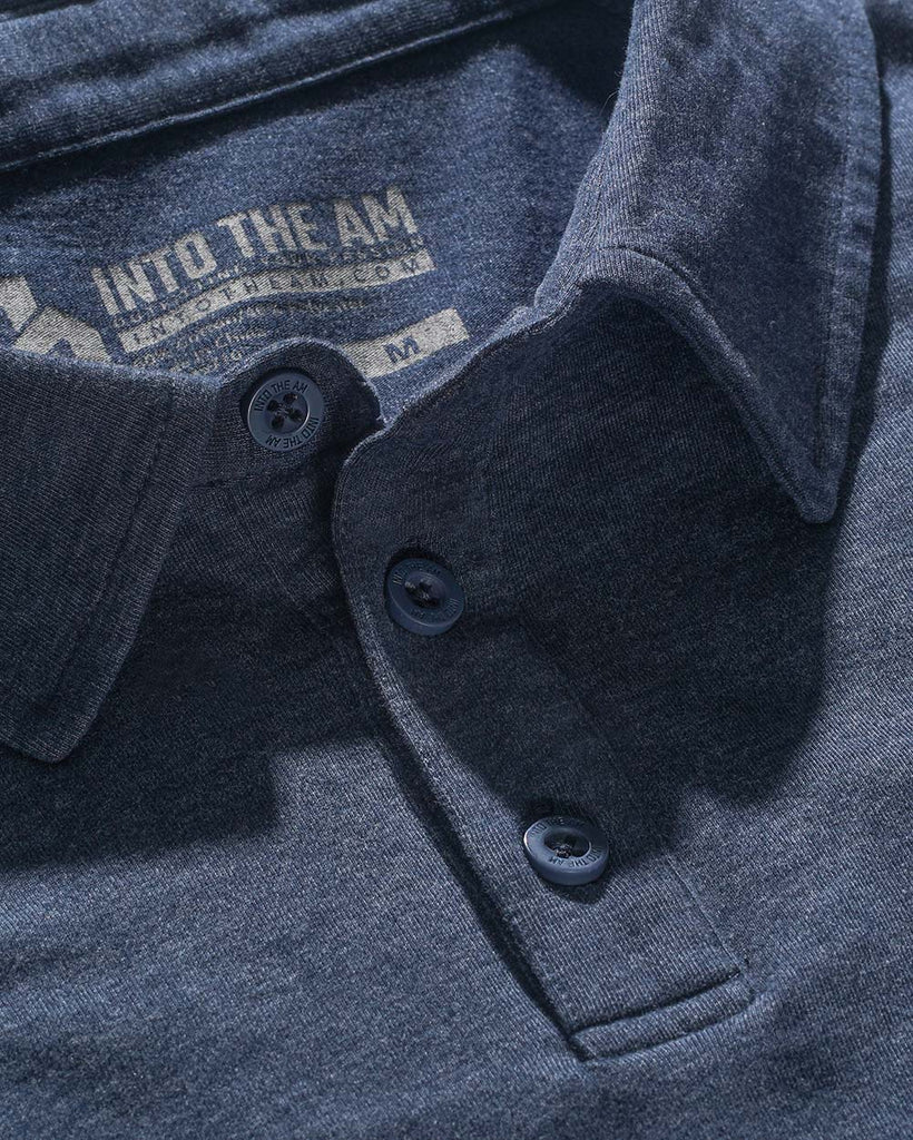 Essential Polo-Navy-Detail