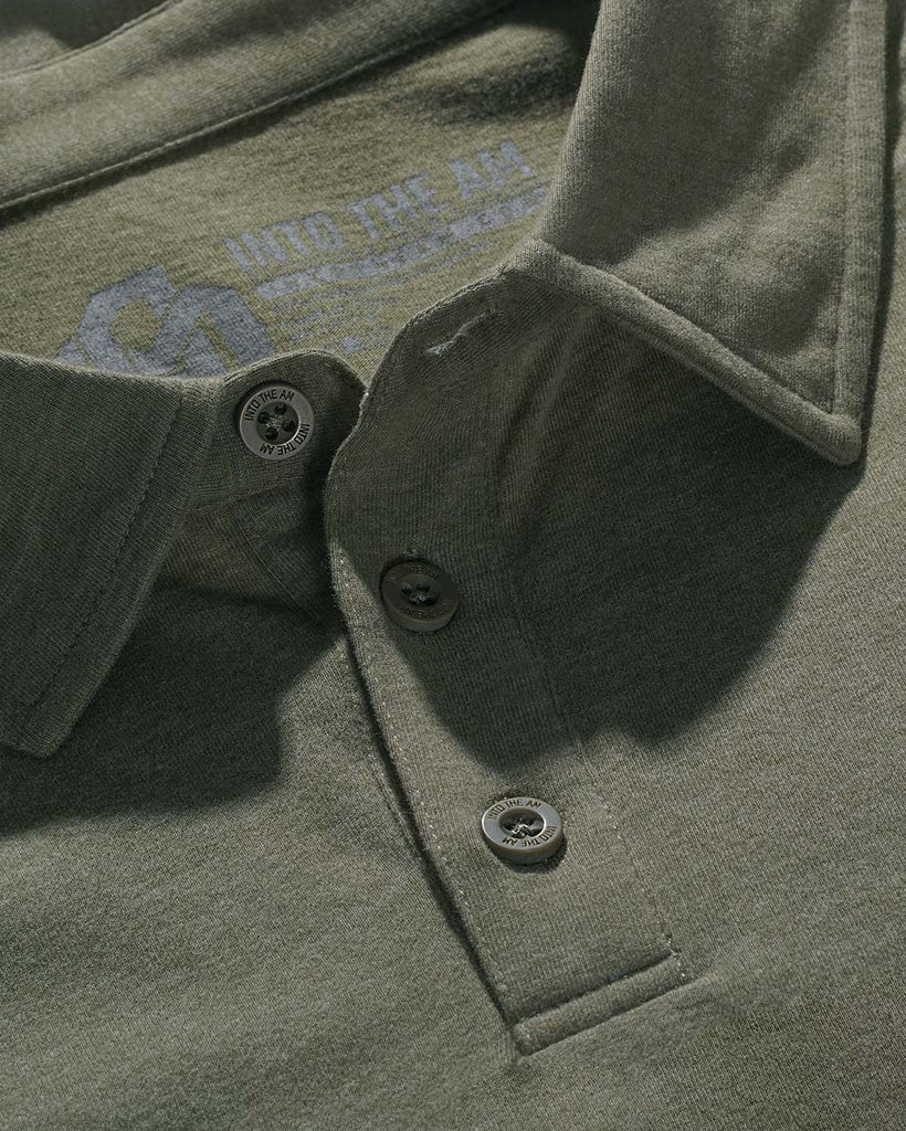 Basic Polo-Olive Green-Detail