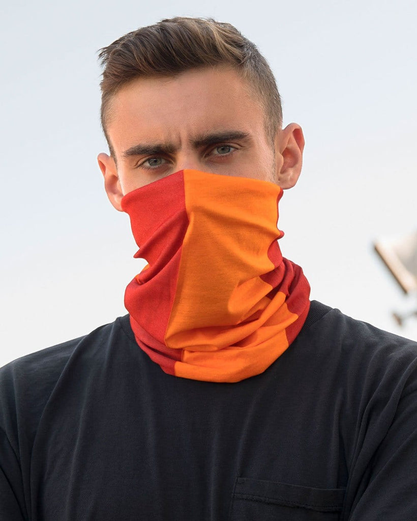 Red and Orange Mask Bandana-Male-Lifestyle