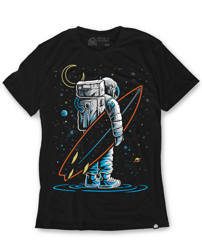 Space Swell Tee-Black-Front