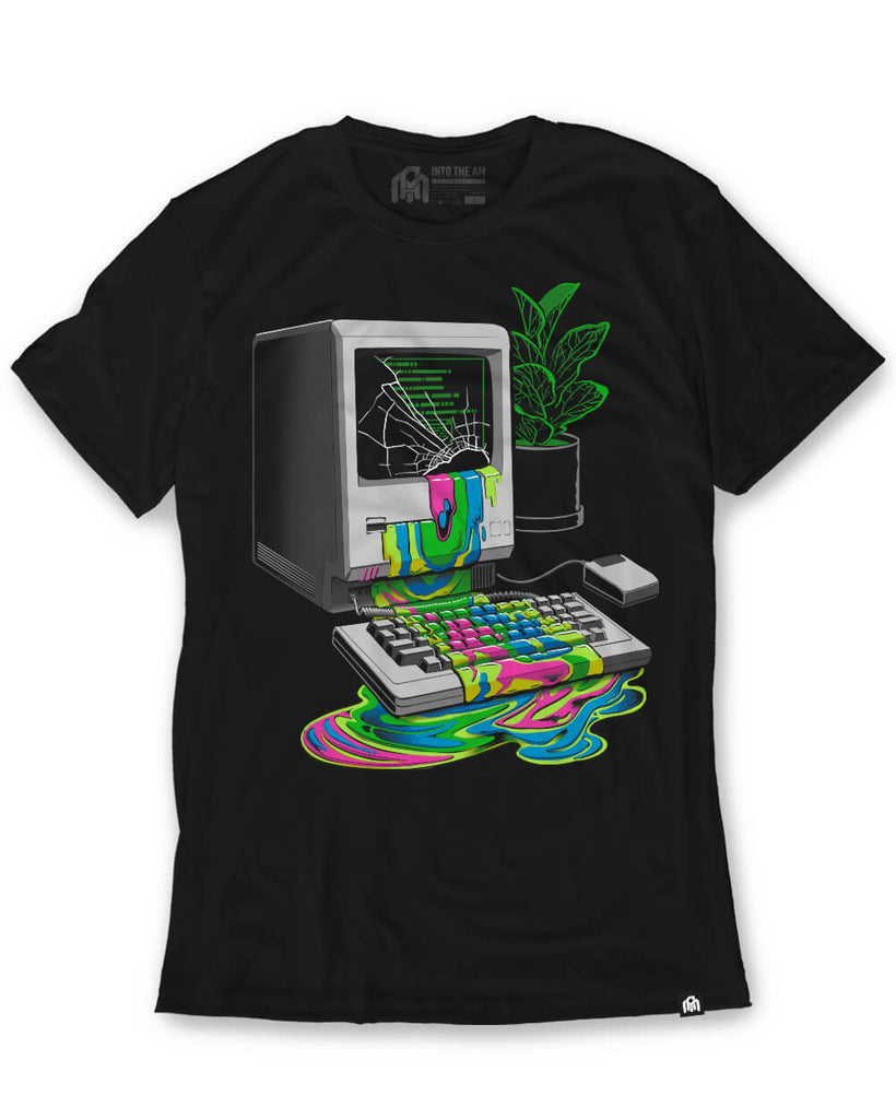 System Failure Tee-Black-Front