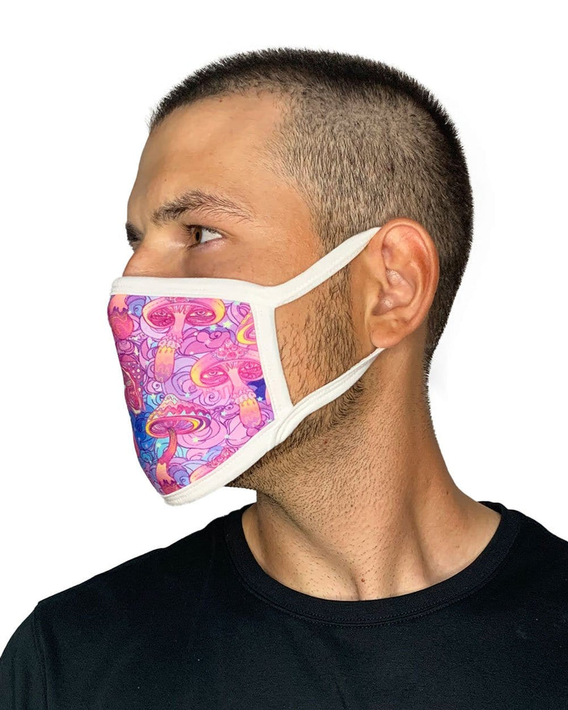Trip Buddies Face Mask-Male-Side