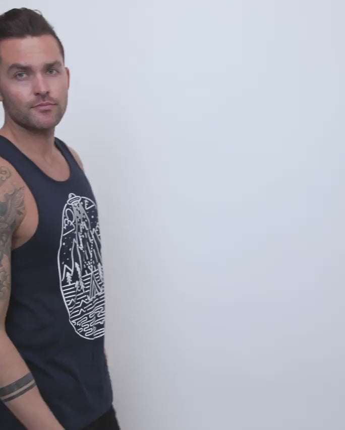 Unnatural Forces Glow-in-the-Dark Tank-Black-allskus