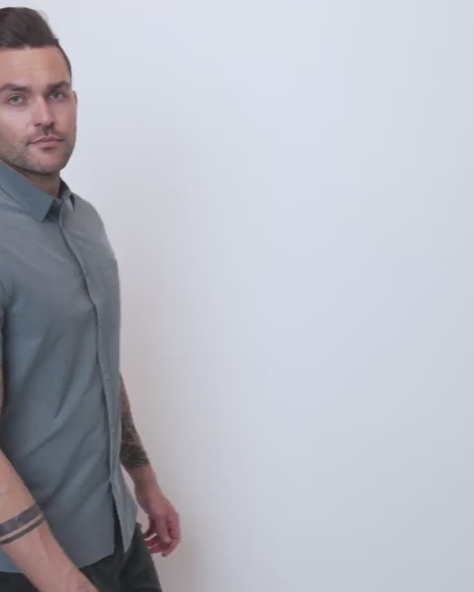 Essential Button Up-Indigo-video